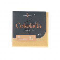 Čokoláda Bílá 31% s pomerančem 30 g photo